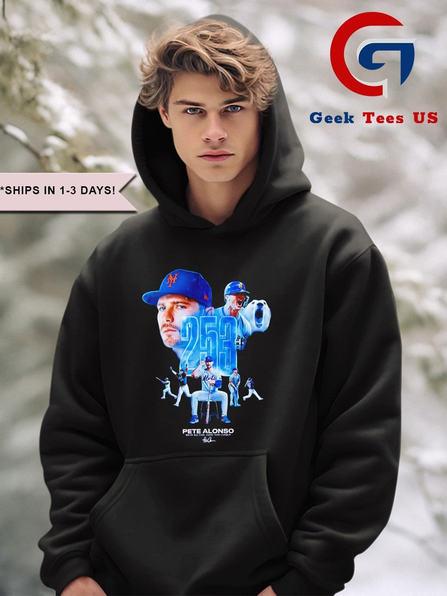 Pete Alonso Hits Home Run 253 poster shirt
