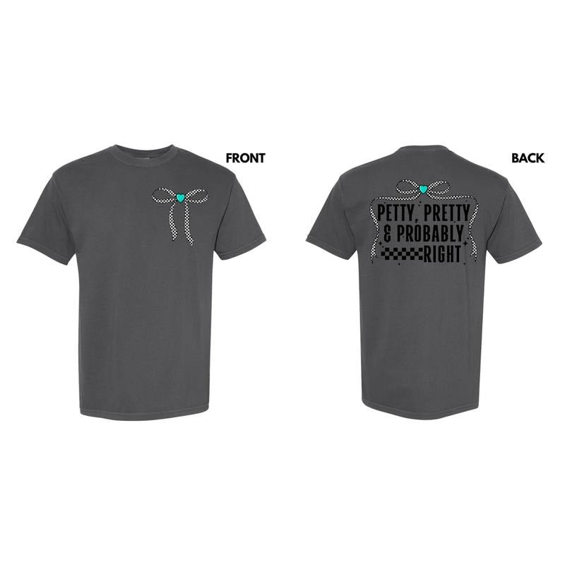 Petty Pretty Comfort Colors T-Shirt Hoodie, Sweatshirt | HypeDripTees.com