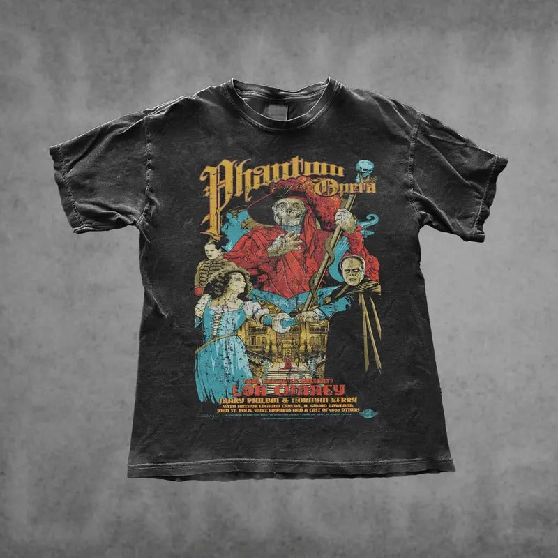 Phantom Of The Opera Retro shirt, Musical theater gift, 80s Graphic Shirt Hoodie, Sweatshirt | HypeDripTees.com