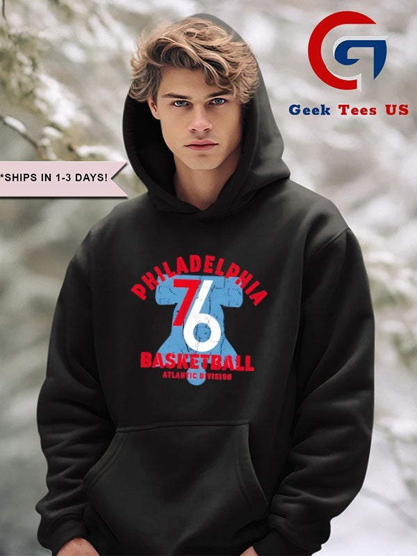 Philadelphia 76ers basketball Atlantic Division logo shirt