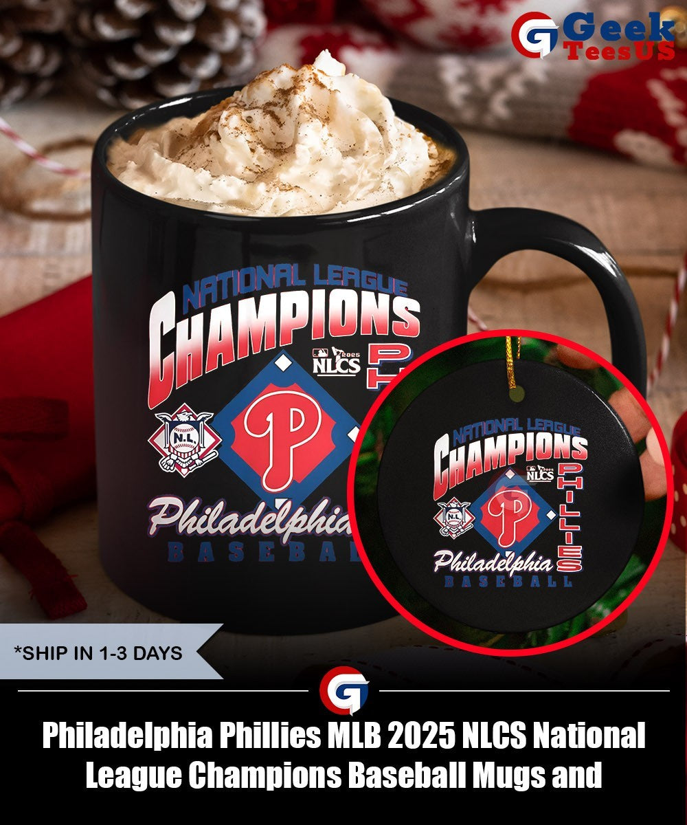 Philadelphia Phillies MLB 2025 NLCS National League Champions Baseball shirt