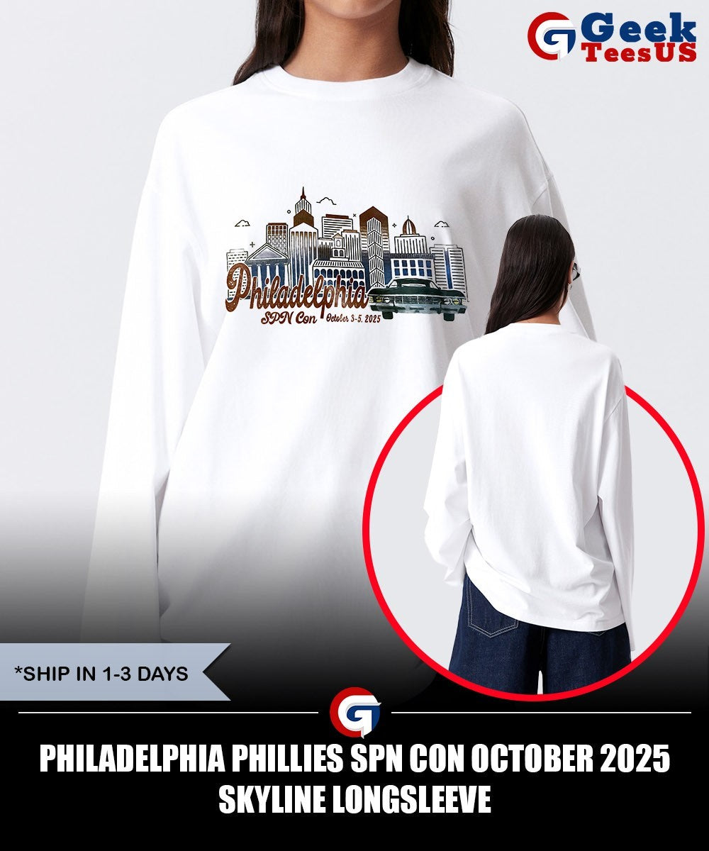 Philadelphia Phillies SPN Con October 2025 Skyline shirt