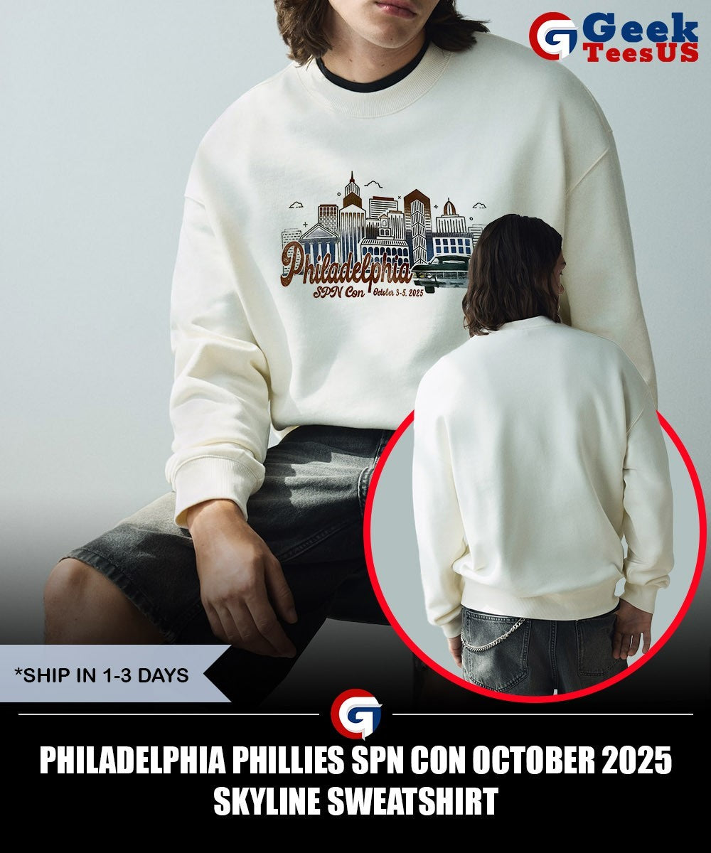 Philadelphia Phillies SPN Con October 2025 Skyline shirt