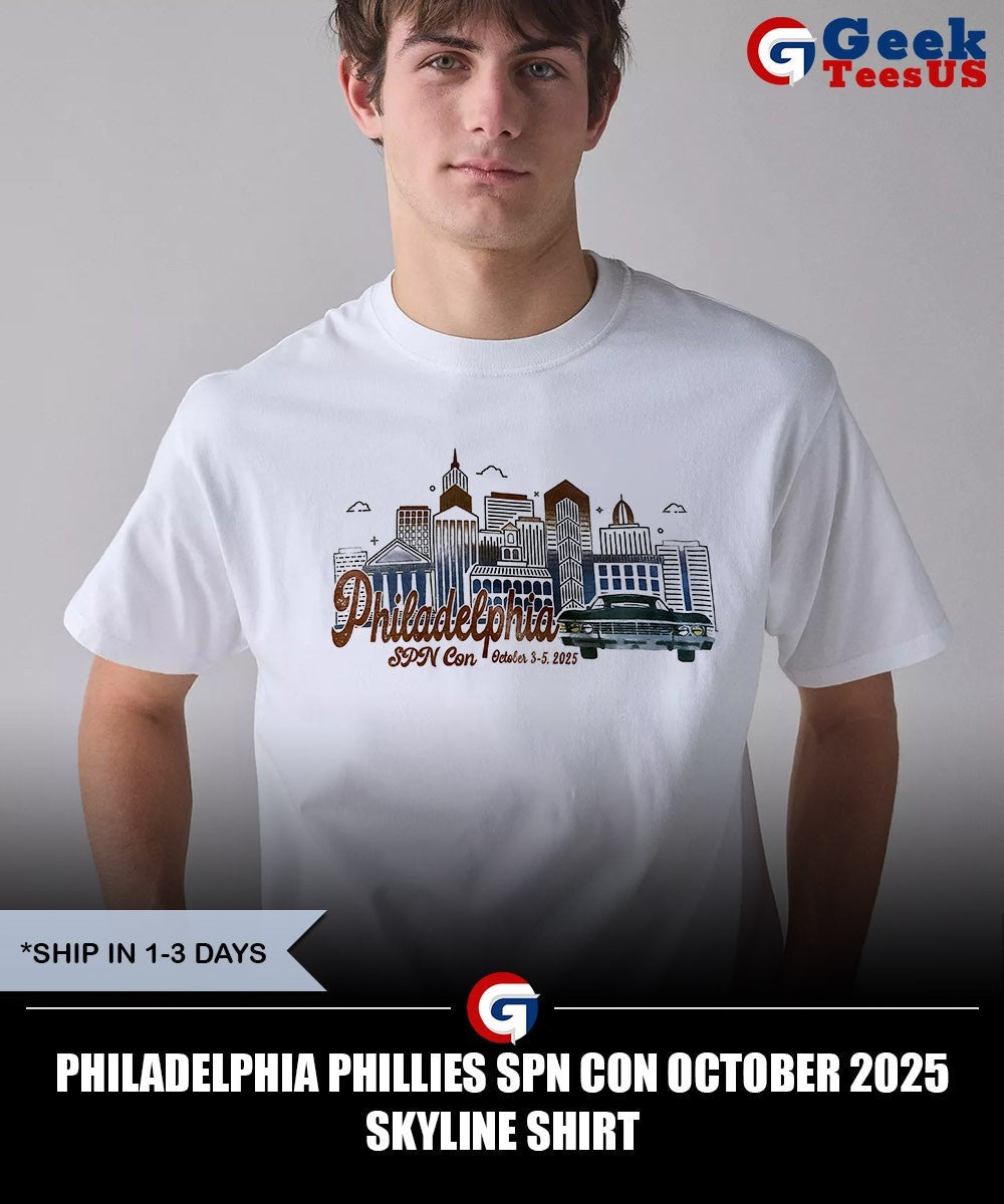 Philadelphia Phillies SPN Con October 2025 Skyline shirt