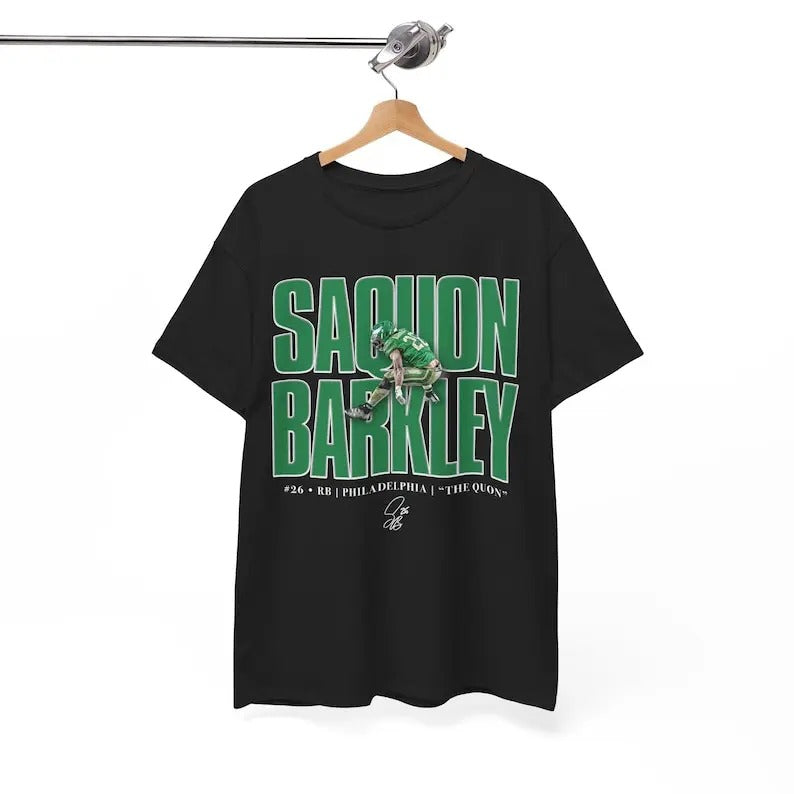 Philadelphia Saquon Barkley Hurdle Illustration Shirt Hoodie, Sweatshirt | HypeDripTees.com