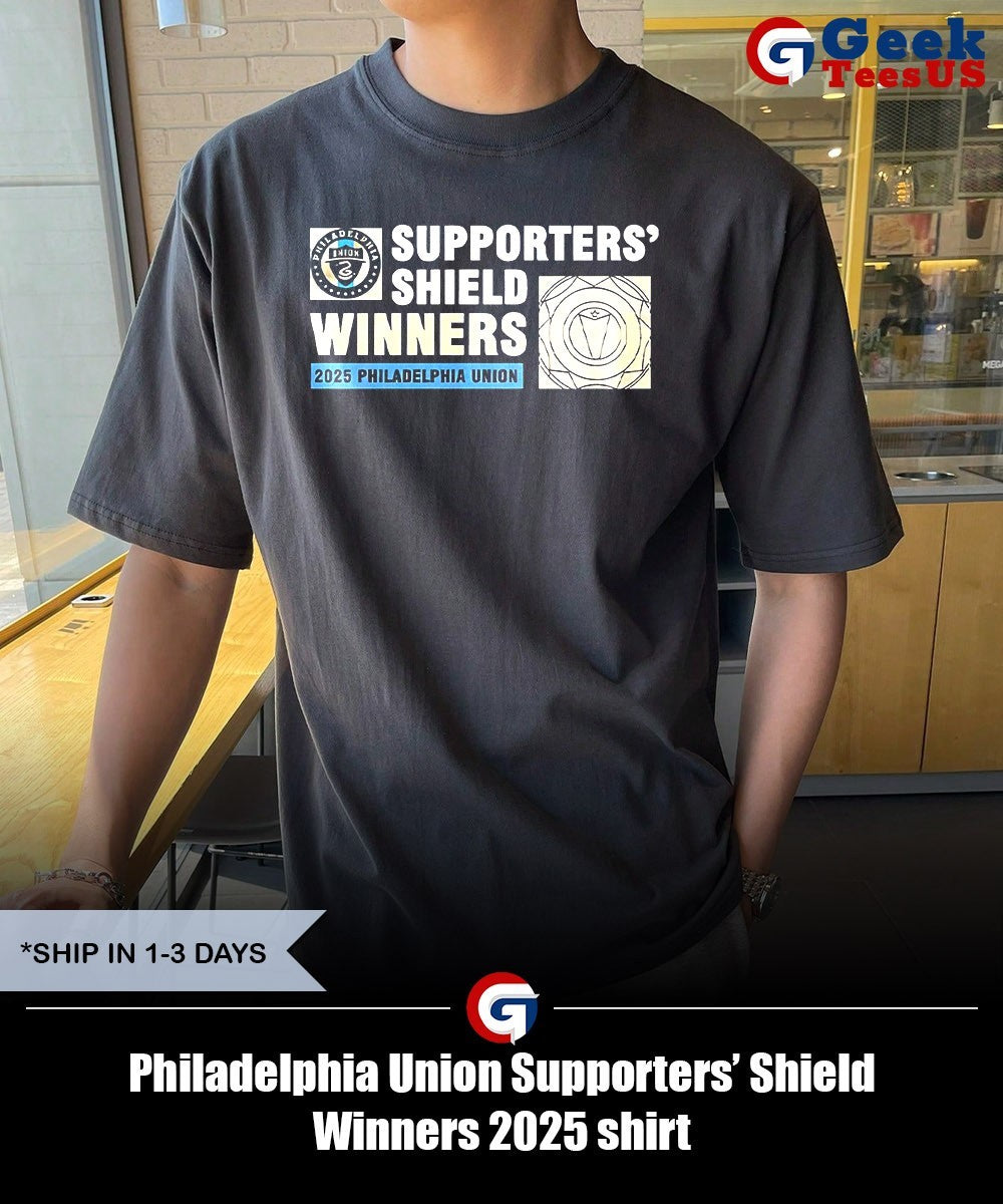 Philadelphia Union Supporters’ Shield Winners 2025 shirt