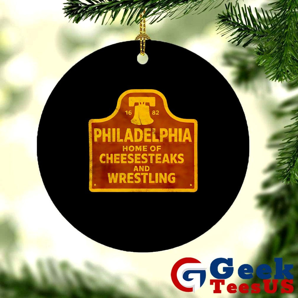 Philadelphia home of Cheesesteaks and Wrestling shirt