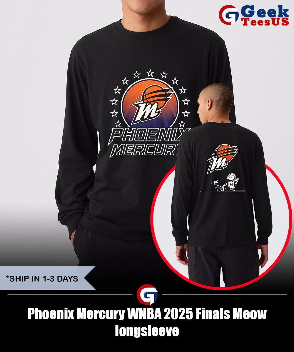 Phoenix Mercury WNBA 2025 Finals Meow shirt