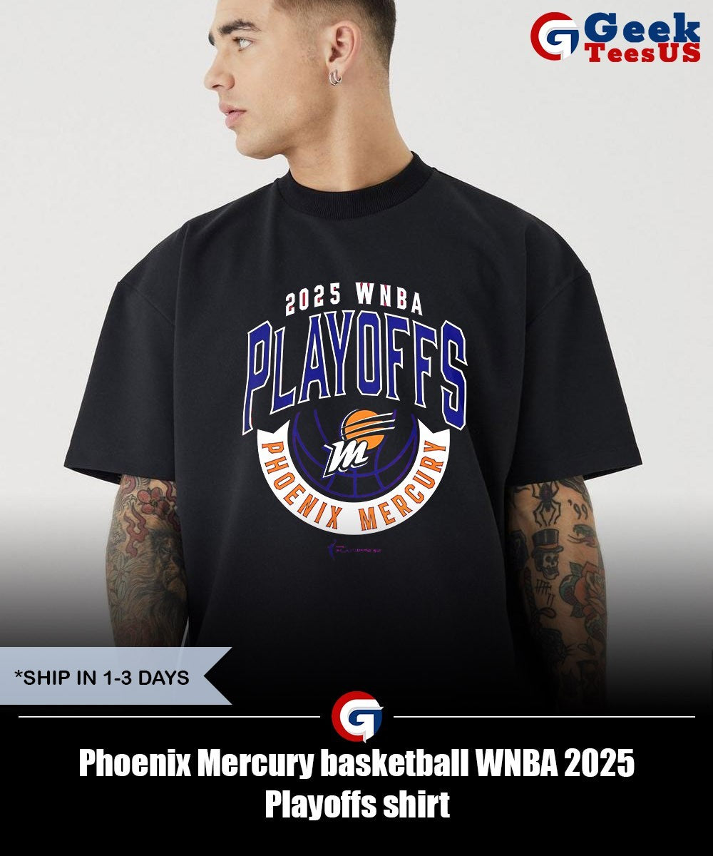 Phoenix Mercury basketball WNBA 2025 Playoffs shirt