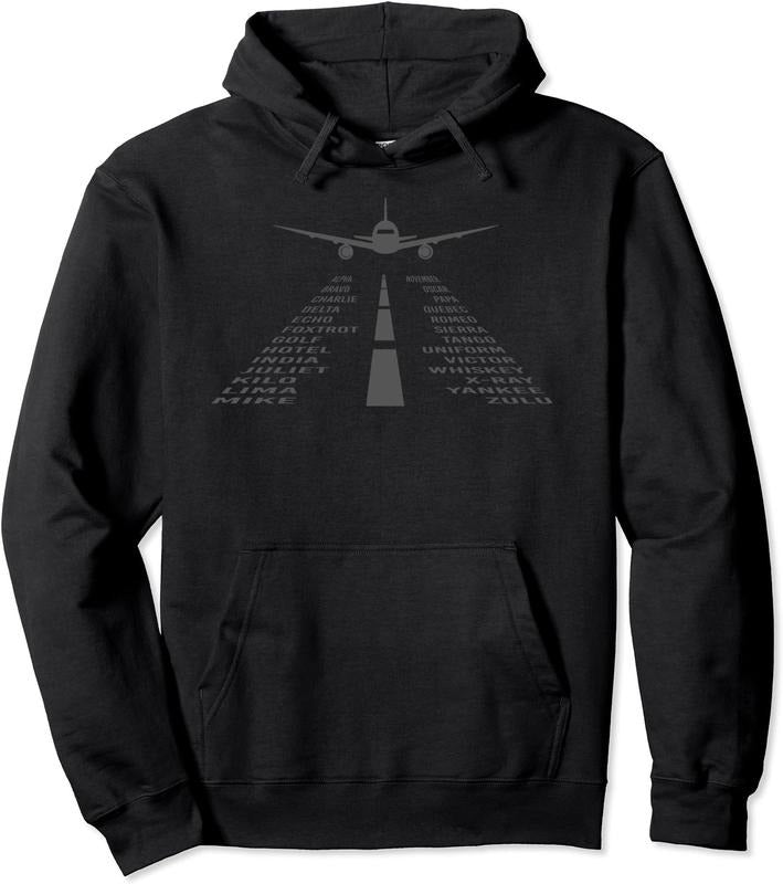 Phonetic Alphabet Shirt | Pilot Airplane Hoodie | Unisex Hooded Sweatshirt | Size S-3XL | HypeDripTees.com