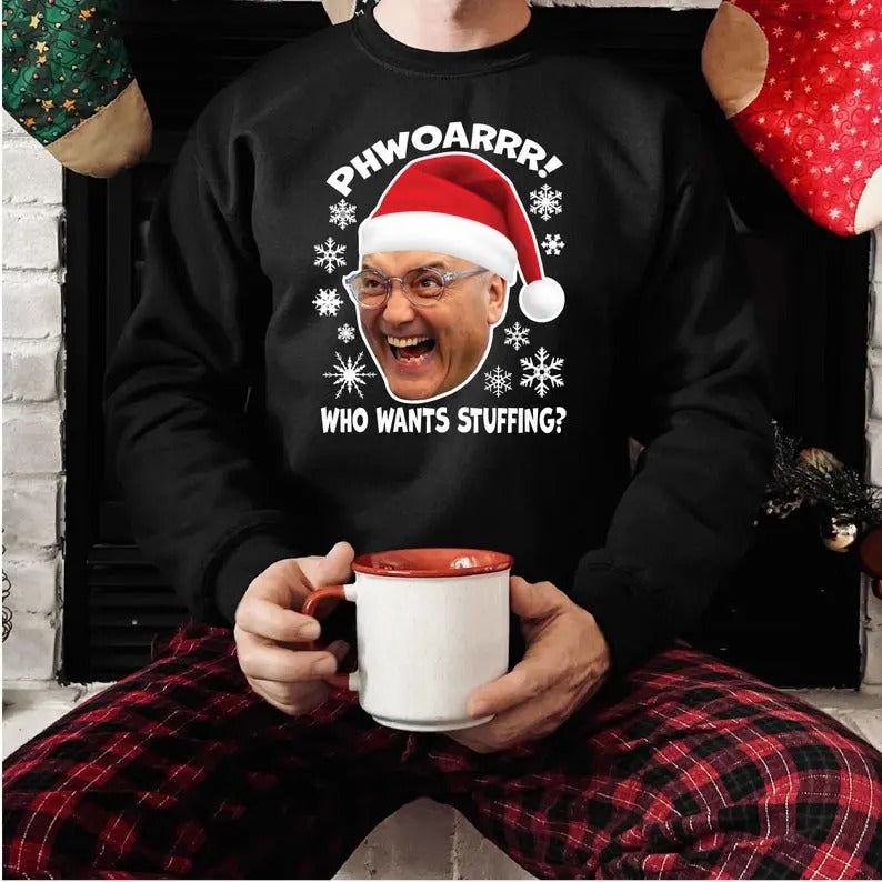 Phwoar! Who Wants Stuffing? RX301 Sweatshirt ,Gift for Woman and Man Sweatshirt T-Shirts, Hoodie | HypeDripTees.com