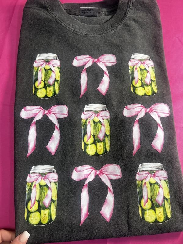 Pickle Coquette Comfort Colors T-Shirt Hoodie, Sweatshirt | HypeDripTees.com