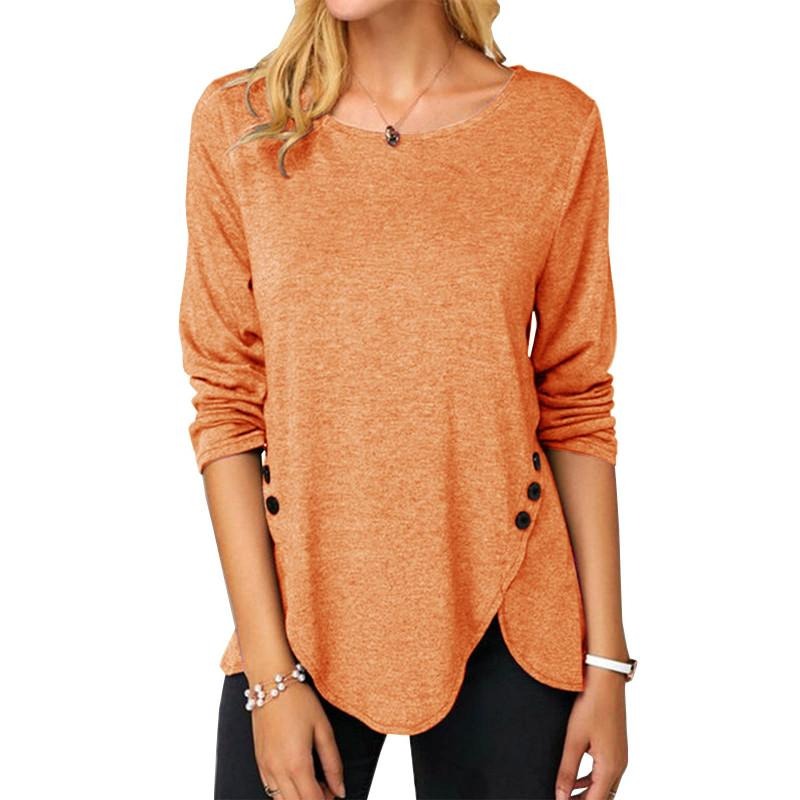 PiePieBuy Womens Plus Size Shirts Letter Print Basic Crew Neck Tee Summer Short Sleeve T-Shirt with Pockets Loose Fitting...