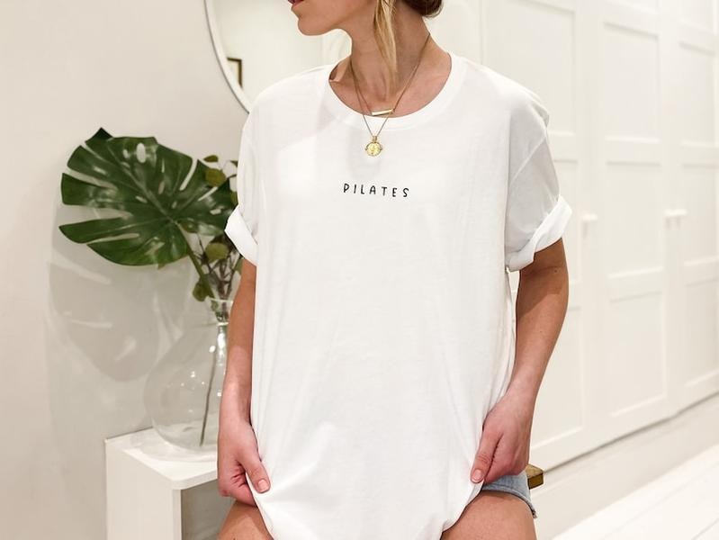 Pilates Shirt, Fitness shirt, Workout shirt, I love Pilates Hoodie, Sweatshirt | HypeDripTees.com
