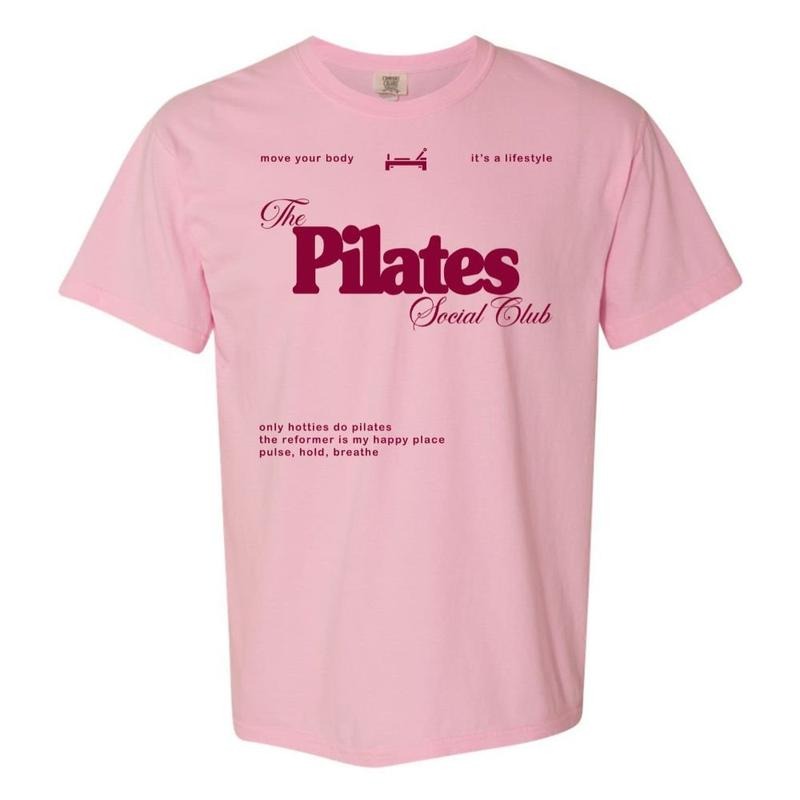 'Pilates Social Club' T-Shirt Hoodie, Sweatshirt | HypeDripTees.com