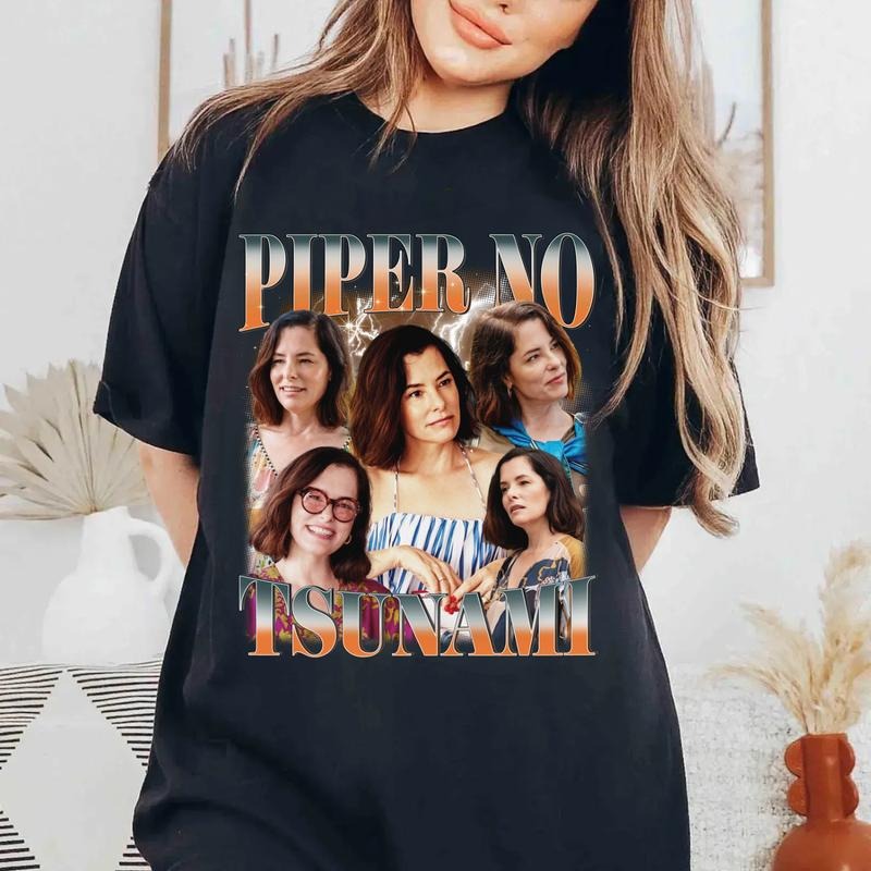 Piper No - Tsunami T-Shirt, Parker Posey White Lotus Sweatshirt, Viral Pop Culture Hoodie, Unisex Cotton Shirt, Shirt For...