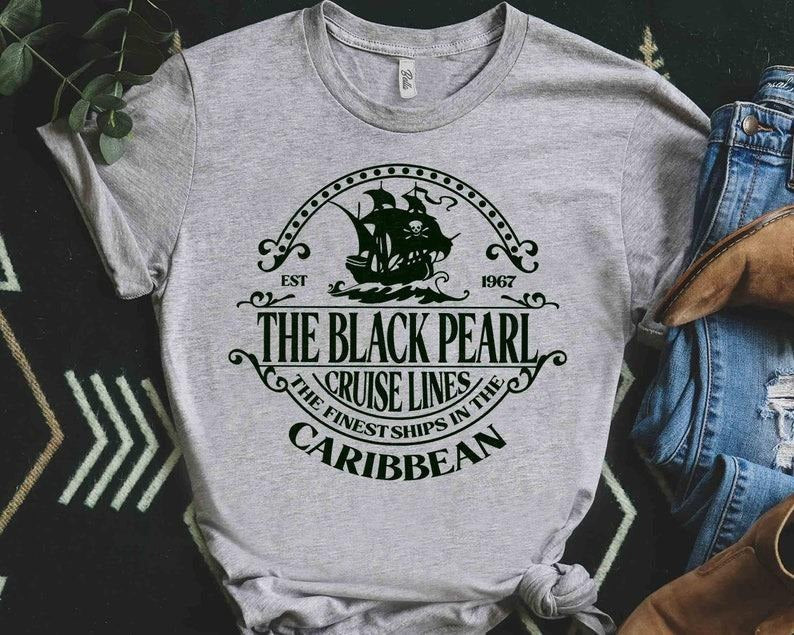 Pirates of the Caribbean Black Pearl Cruise Lines Shirt Hoodie, Sweatshirt | HypeDripTees.com