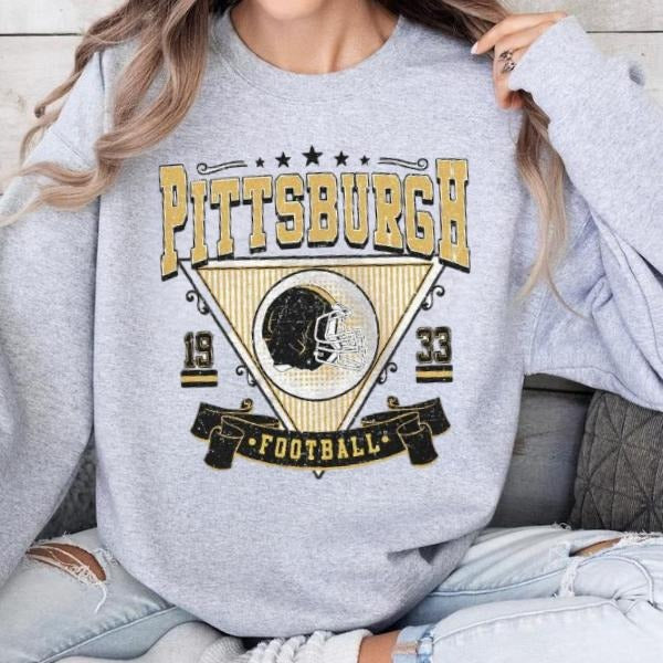 Pittsburgh City Est 1933 American Football Shirt, Steelerss Fan Vintage Shirt Hoodie, Sweatshirt | HypeDripTees.com