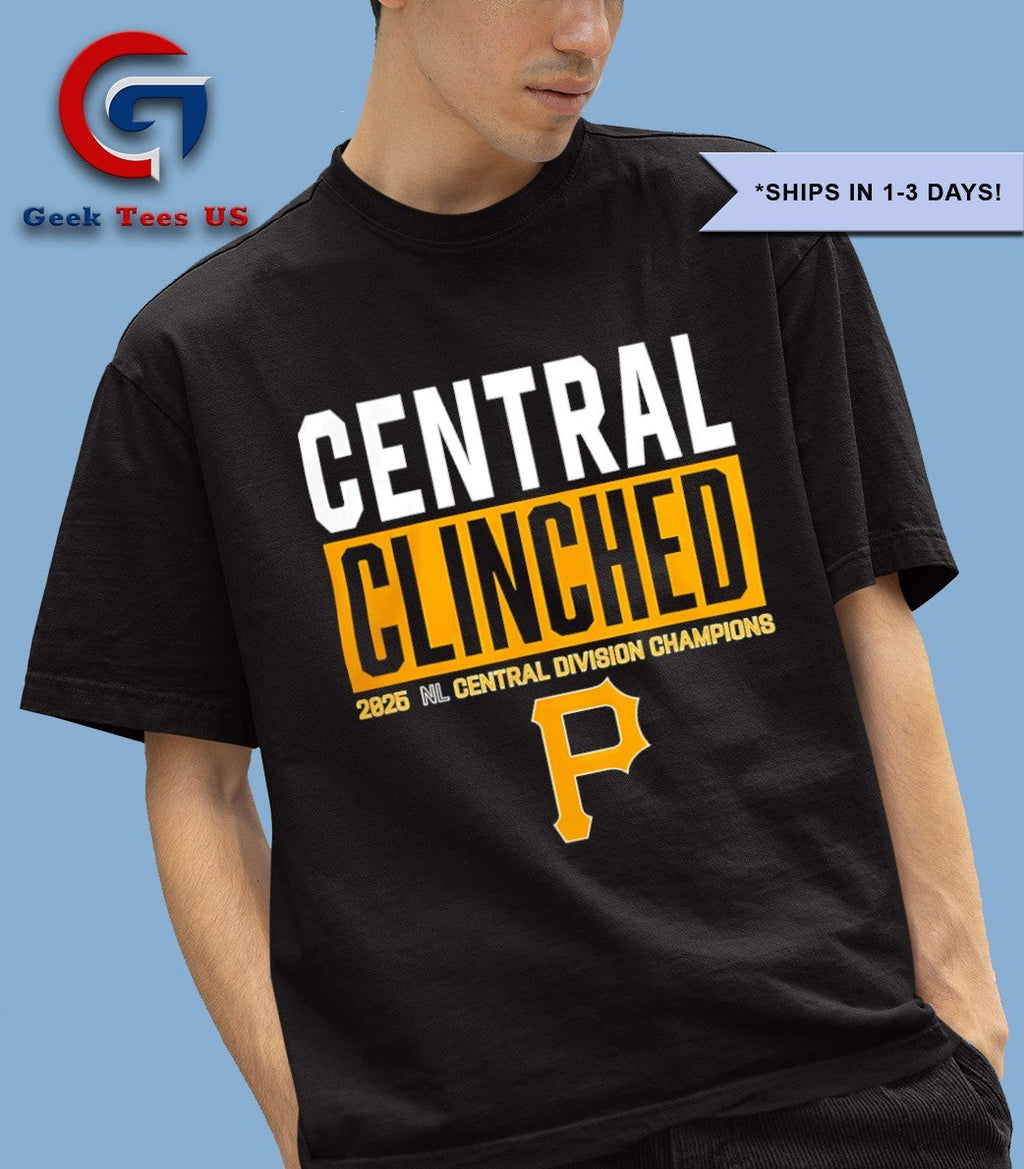 Pittsburgh Pirates 2025 NL Central Division Champions Clinched shirt