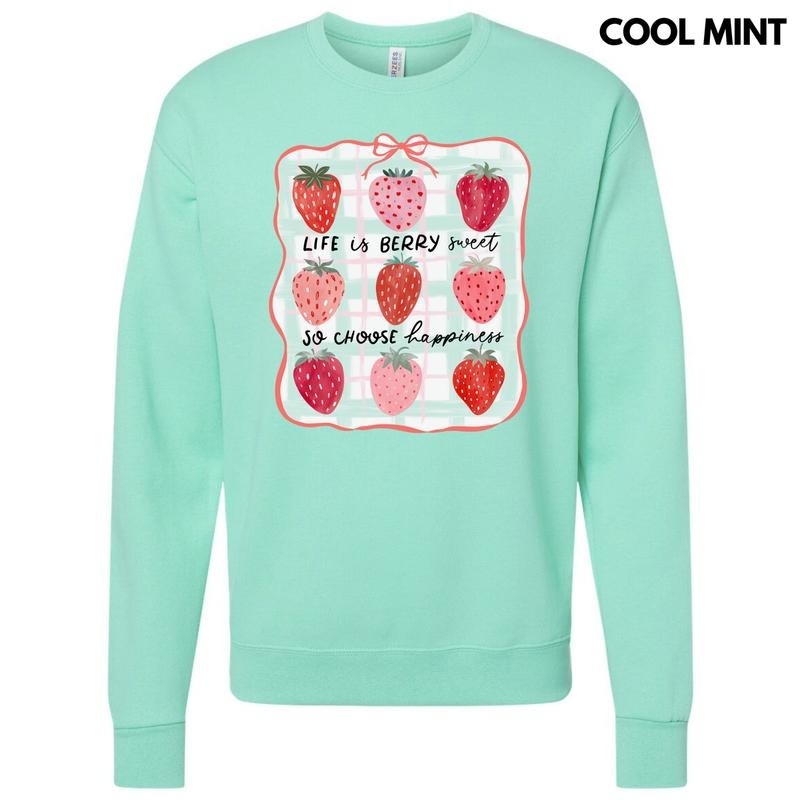 Plaid Straw-Berry Sweet Collage Sweatshirt 'NLB' T-Shirts, Hoodie | HypeDripTees.com