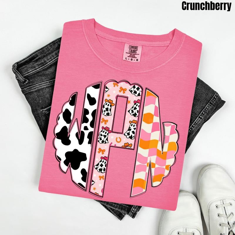 Plain Cowgirl Halloween Monogram Comfort Colors T-Shirt 'NLB' Hoodie, Sweatshirt | HypeDripTees.com