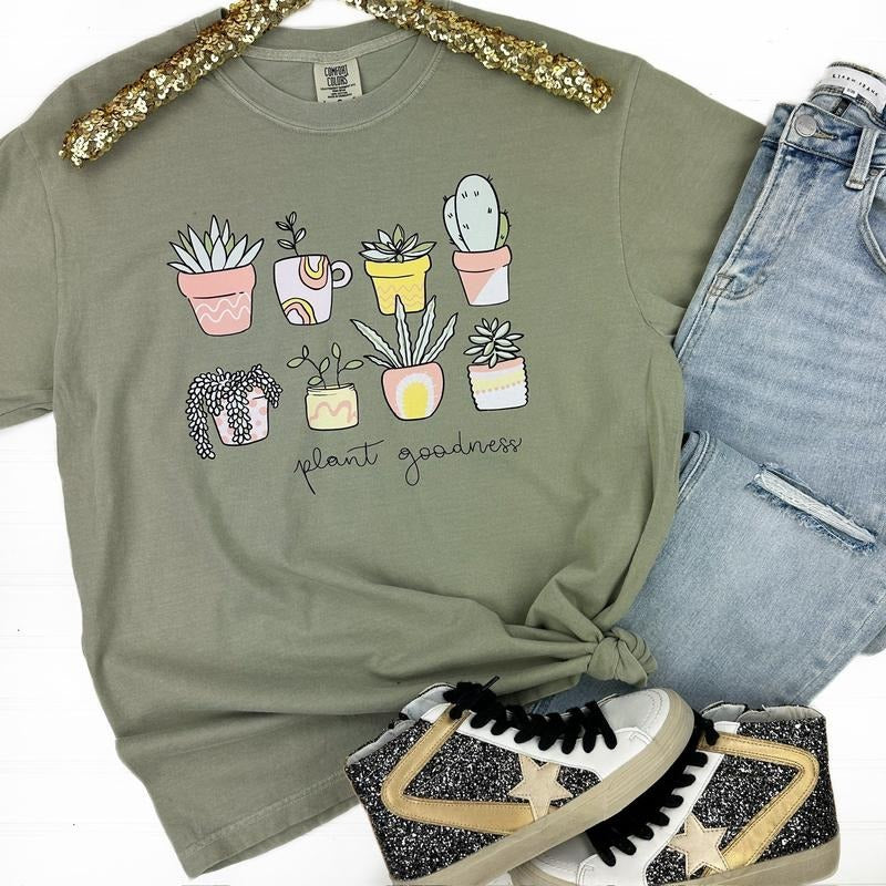 Plant Goodness Comfort Colors T-Shirt Hoodie, Sweatshirt | HypeDripTees.com