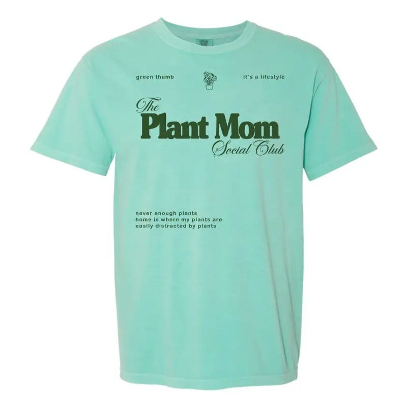 'Plant Mom Social Club' T-Shirt Hoodie, Sweatshirt | HypeDripTees.com