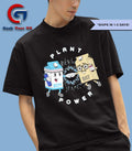 Plant power soy and oat shirt
