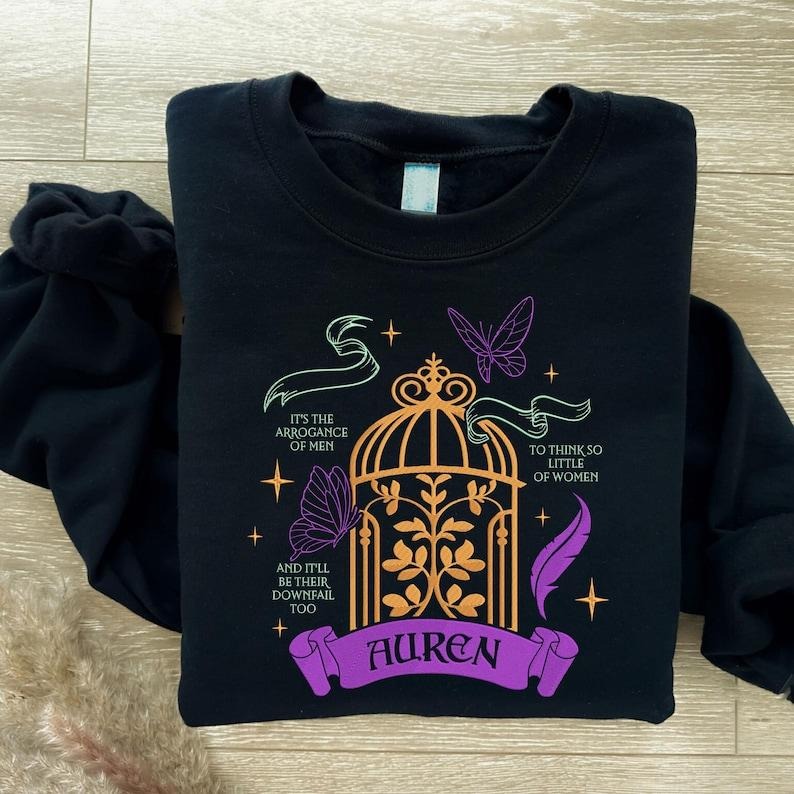 Plated Prisoner Shirt For Fan, Auren Goldfinch Shirt, Gold Cage Tee, Gift For Book Lover, bookish shirt, a cage is a cage...