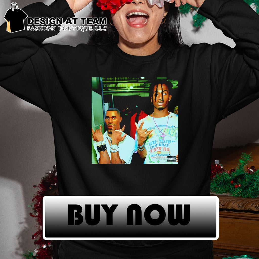 Playboi Carti and Lil Uzi Vert caricature Carti x Fortnіte 2026 shirt