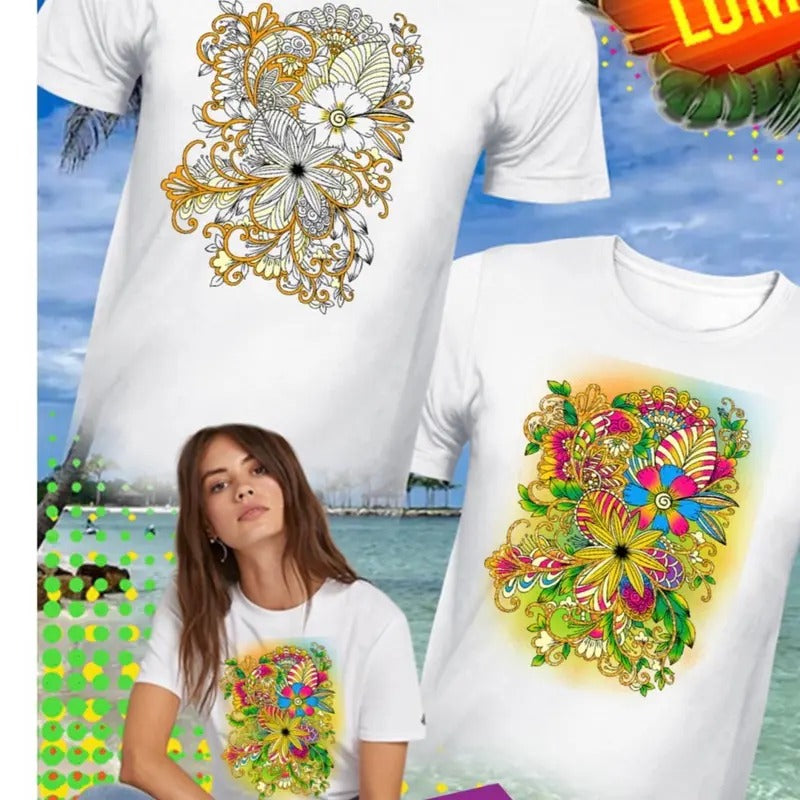 Playera flores T-shirt Hoodie, Sweatshirt | HypeDripTees.com
