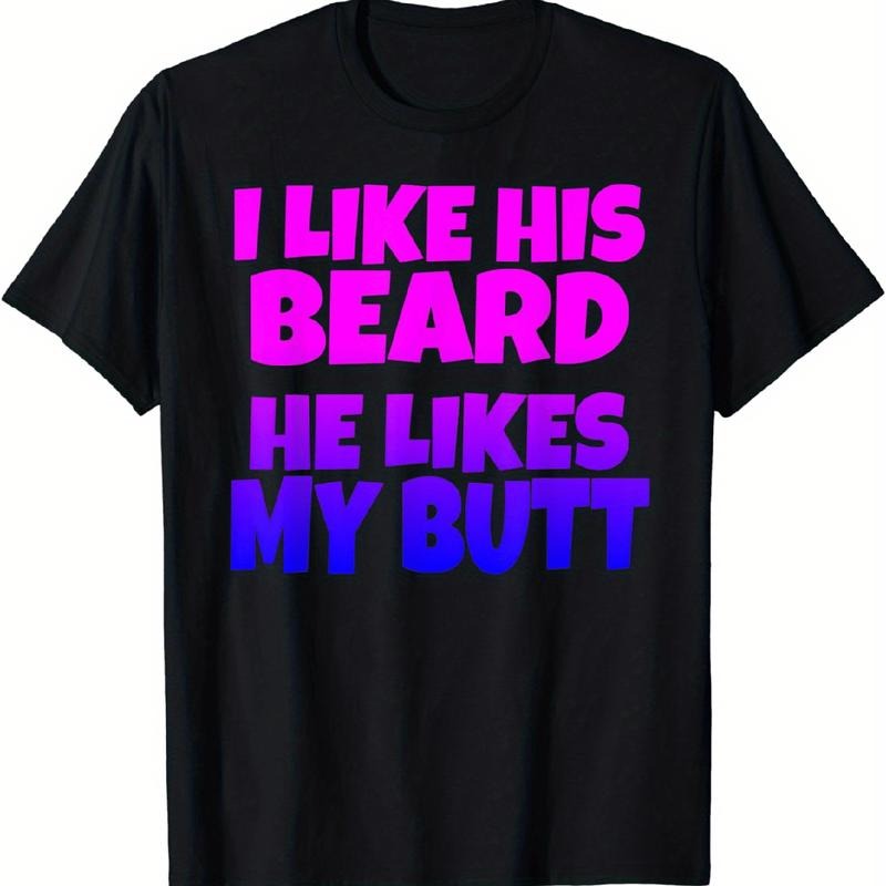 Playful Relationship T-Shirt About His Beard And Her Butt Hoodie, Sweatshirt | HypeDripTees.com