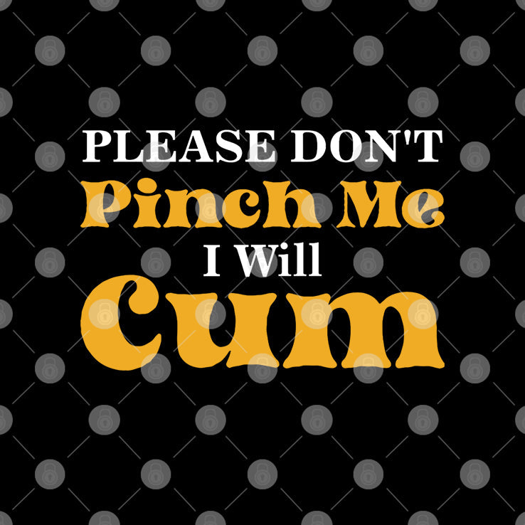 Please Don’t Pinch Me I Will Cum Funny St Patrick’s Day Shirt