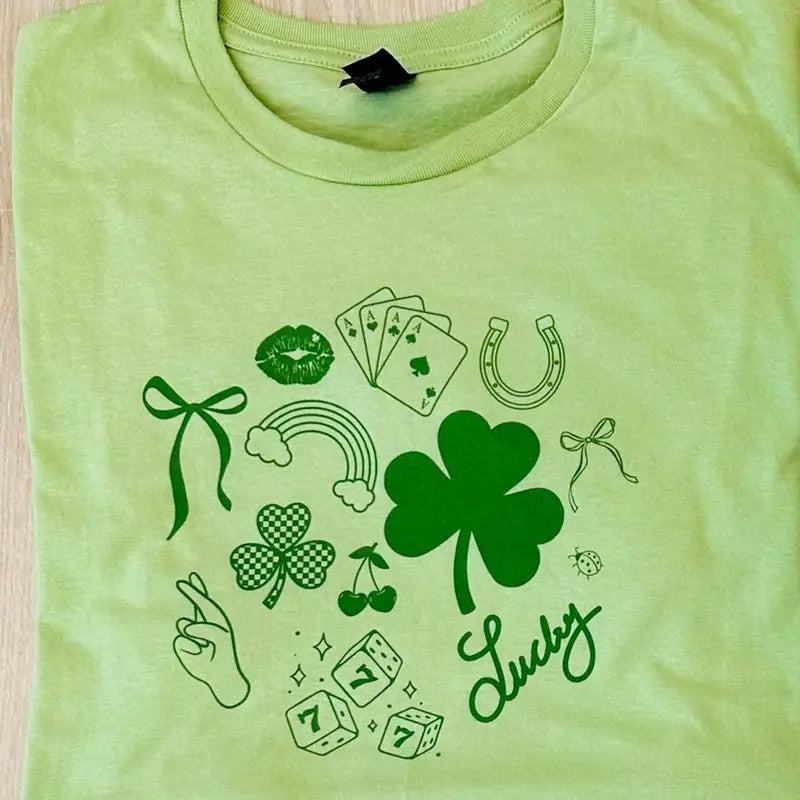 'Please, Let Me Be Lucky' T-Shirt, St. Patrick's Day Hoodie, Sweatshirt | HypeDripTees.com