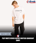 Plot write revise repeat Writers Quadrant shirt