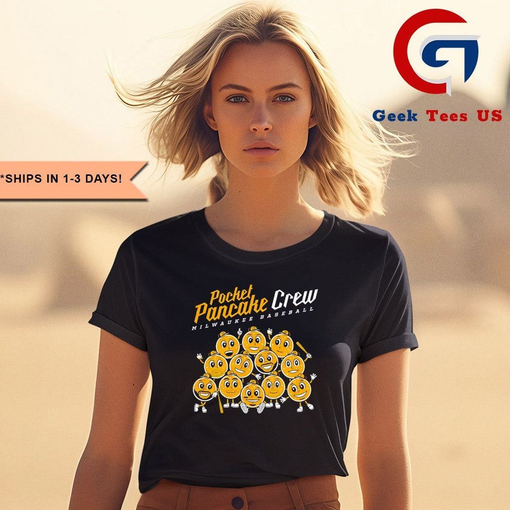 Pocket Pancake Crew Milwaukee Brewers shirt