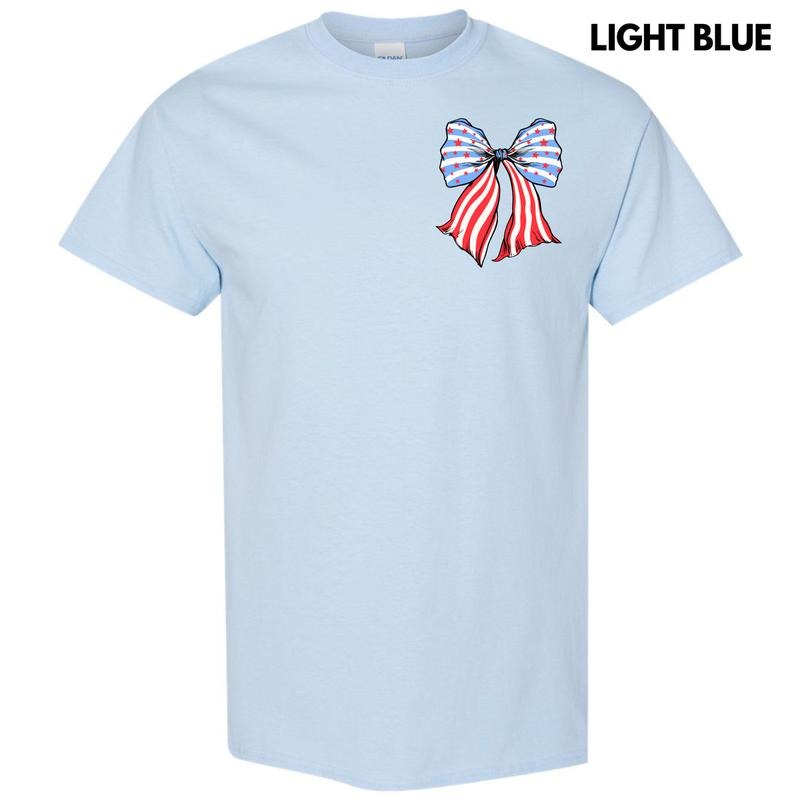 Pocket Size - Bow-tiful Stars & StripesGildan Short Sleeve T-Shirt 'NLB' Hoodie, Sweatshirt | HypeDripTees.com