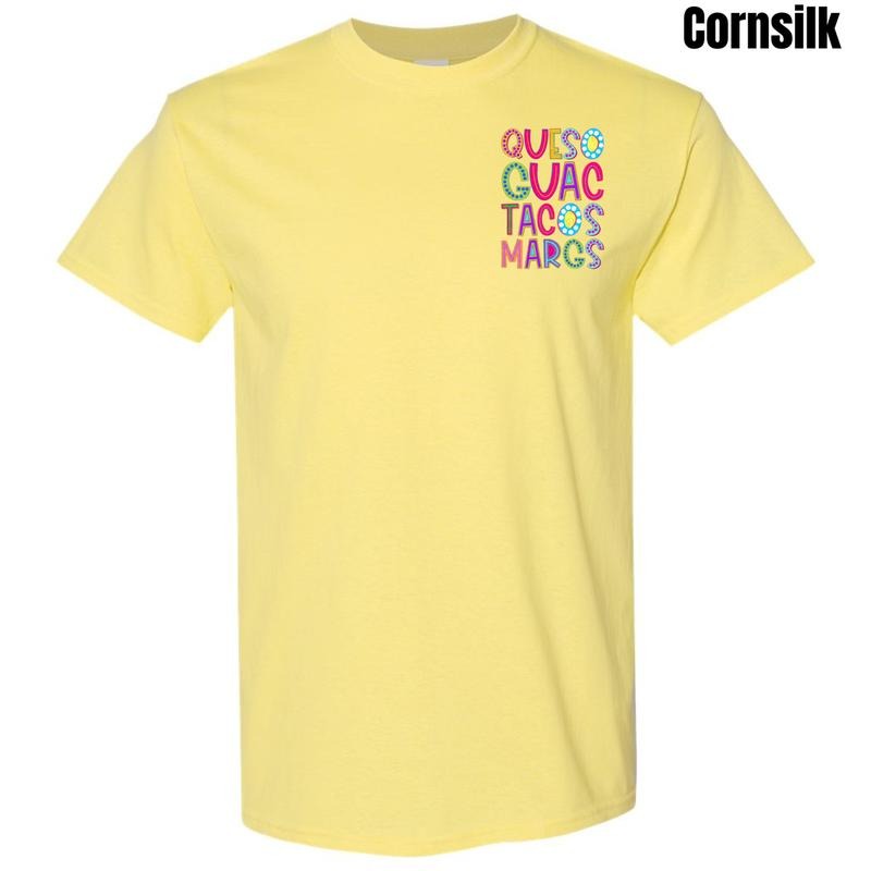 Pocket Size - Queso & Guac Gildan Short Sleeve T-Shirt 'NLB' Hoodie, Sweatshirt | HypeDripTees.com