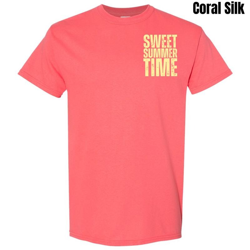 Pocket Size - Sweet Summer Time Gildan Short Sleeve T-Shirt 'NLB' Hoodie, Sweatshirt | HypeDripTees.com