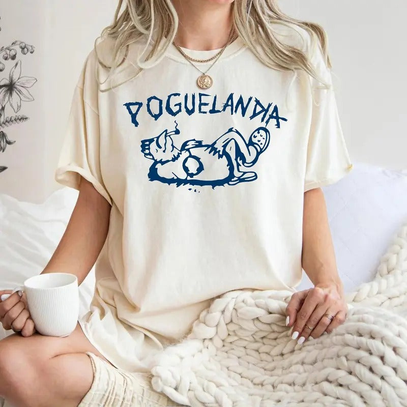 Poguelandia Flag Inspired T-Shirt Comfort Colors ,OBX Show Shirt, Outer Banks Pogue Life, Beach Tee, Spring Break Tee...