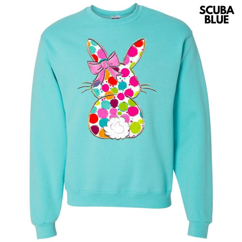 Polka Dot Bunny Sweatshirt T-Shirts, Hoodie | HypeDripTees.com