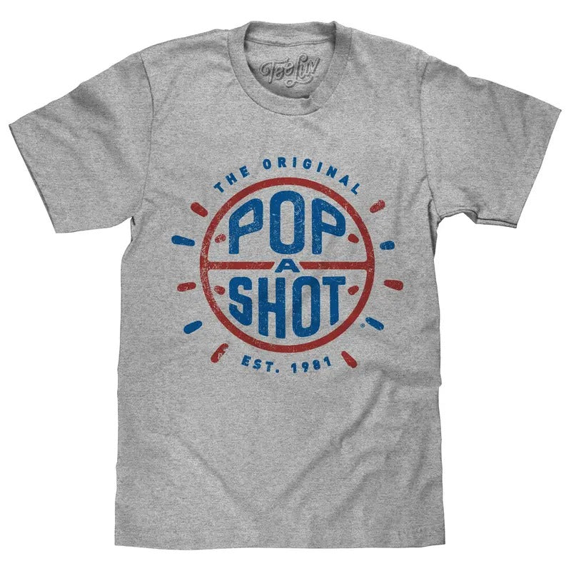 Pop-A-Shot Arcade Basketball Game T-Shirt - Gray Hoodie, Sweatshirt | HypeDripTees.com
