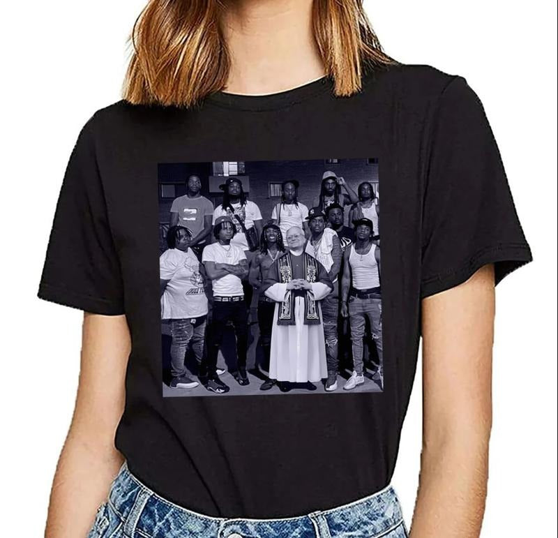 Pope Leo XIV (2025) Shirt, Pope From Oblock Shirt, American Pope T-Shirt, Funny Shirt Hoodie, Sweatshirt | HypeDripTees.com