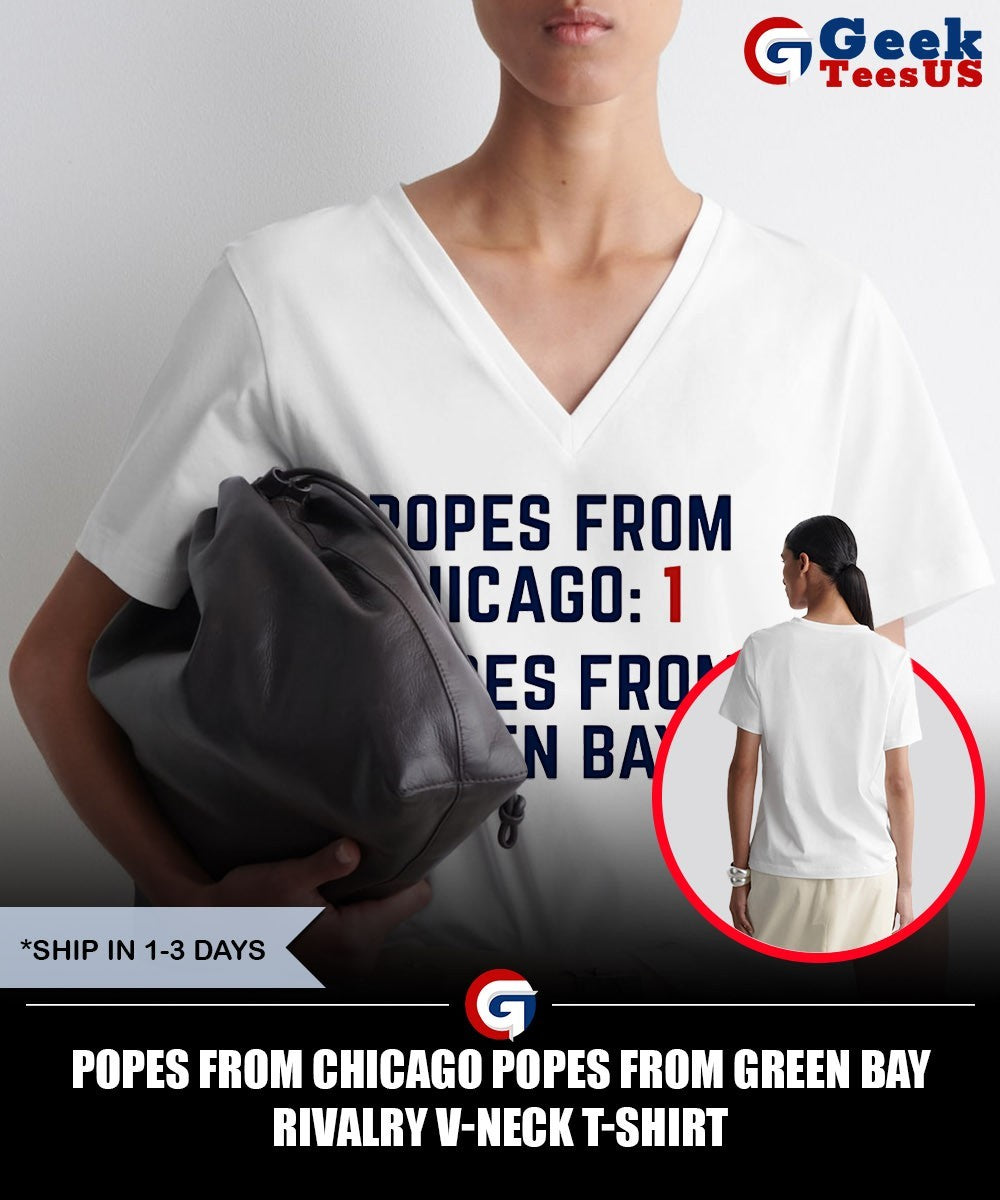 Popes from Chicago Popes from Green Bay rivalry shirt