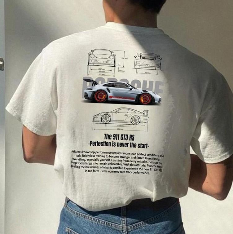 Porsche 911 GT3 RS Aesthetic Tshirt, Porsche Vintage Shirt, All Size S to 3XL Hoodie, Sweatshirt | HypeDripTees.com