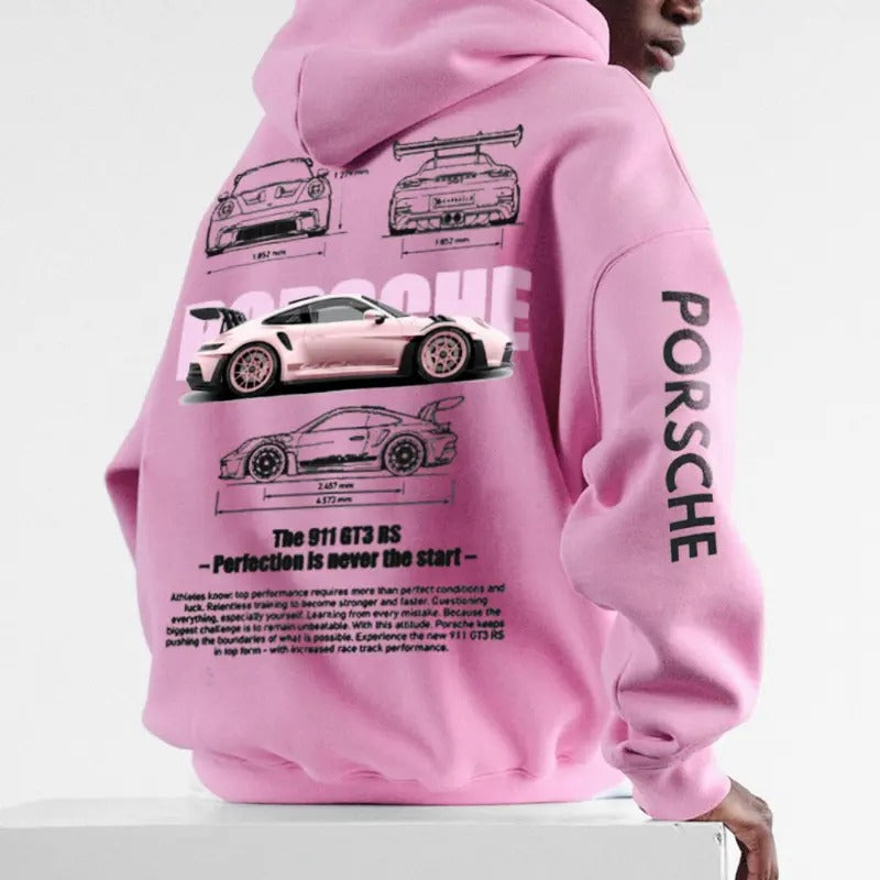 Porsche 911 GT3 RS Hoodie, Unisex, Racing Shirt, Car Hoodie, Classic Cotton Sweatshirt | HypeDripTees.com
