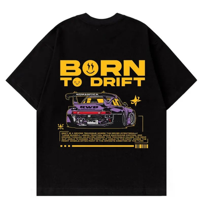 Porsche Born To Drift T-Shirt, Car Enthusiast Shirt, Car Clothing Hoodie, Sweatshirt | HypeDripTees.com