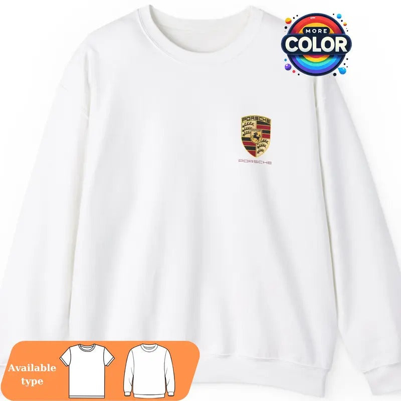 Porsche shirt, Porsche Logo Sweatshirt, Car Lover shirt, Porsche Tee, Retro Car Shirt, T-Shirt and Sweatshirt, More...