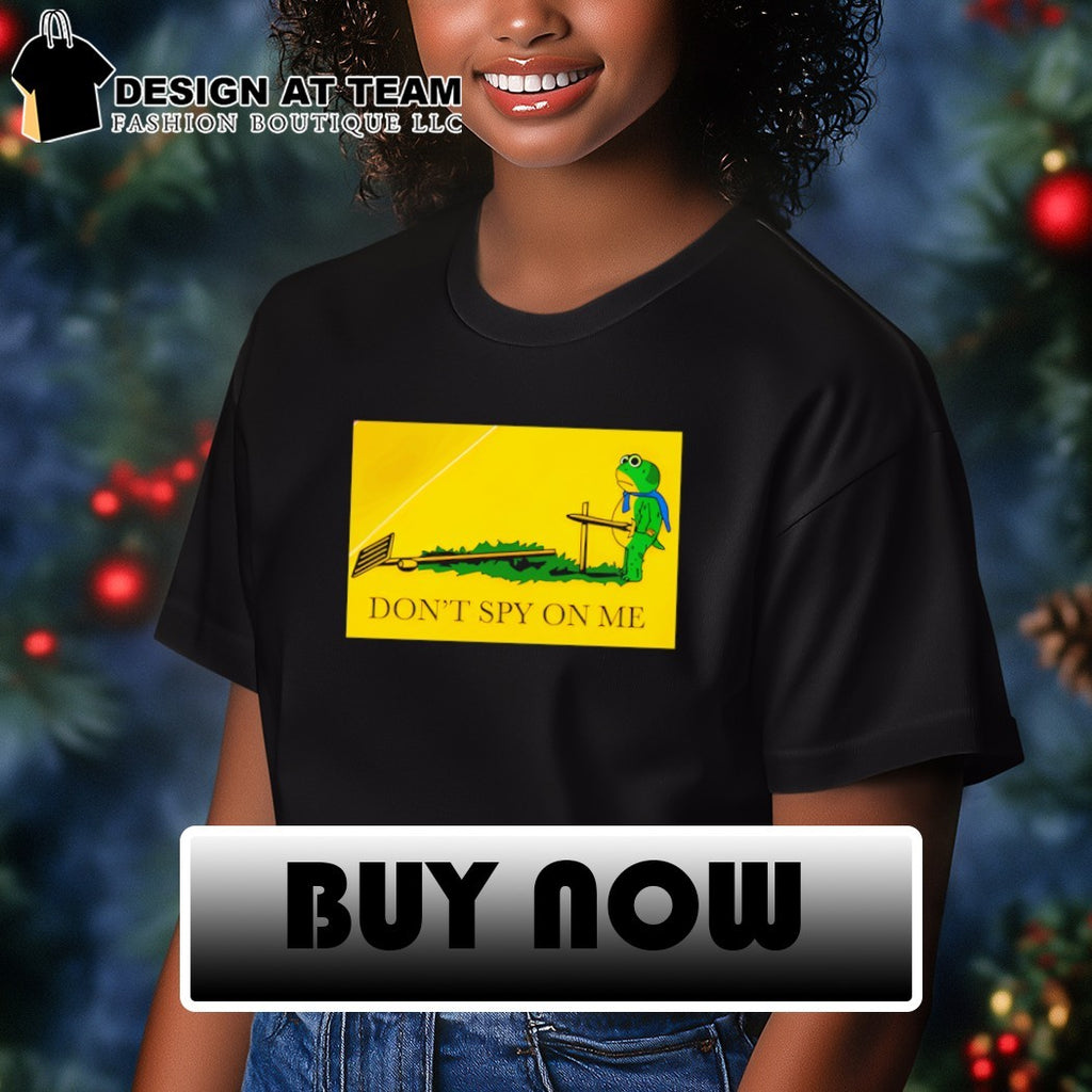 Portland Frog Anti Flock camera don’t spy on me shirt