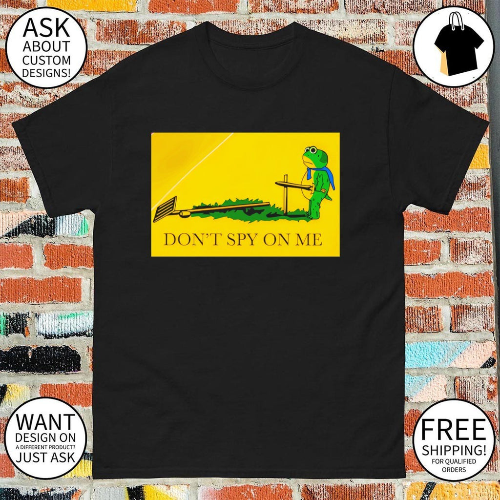 Portland Frog Anti Flock camera don’t spy on me shirt